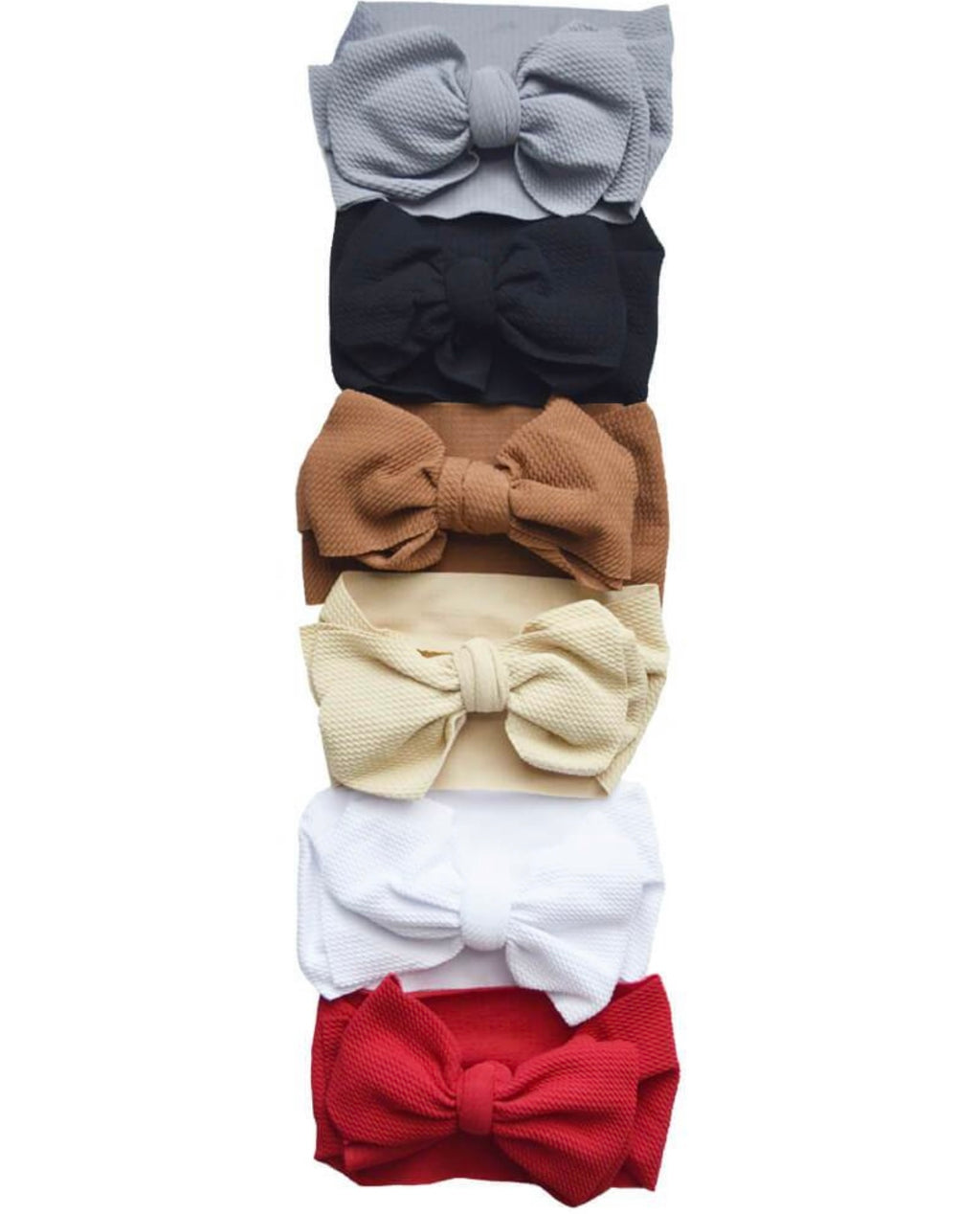 Mila Infant Messy Bow Headbands