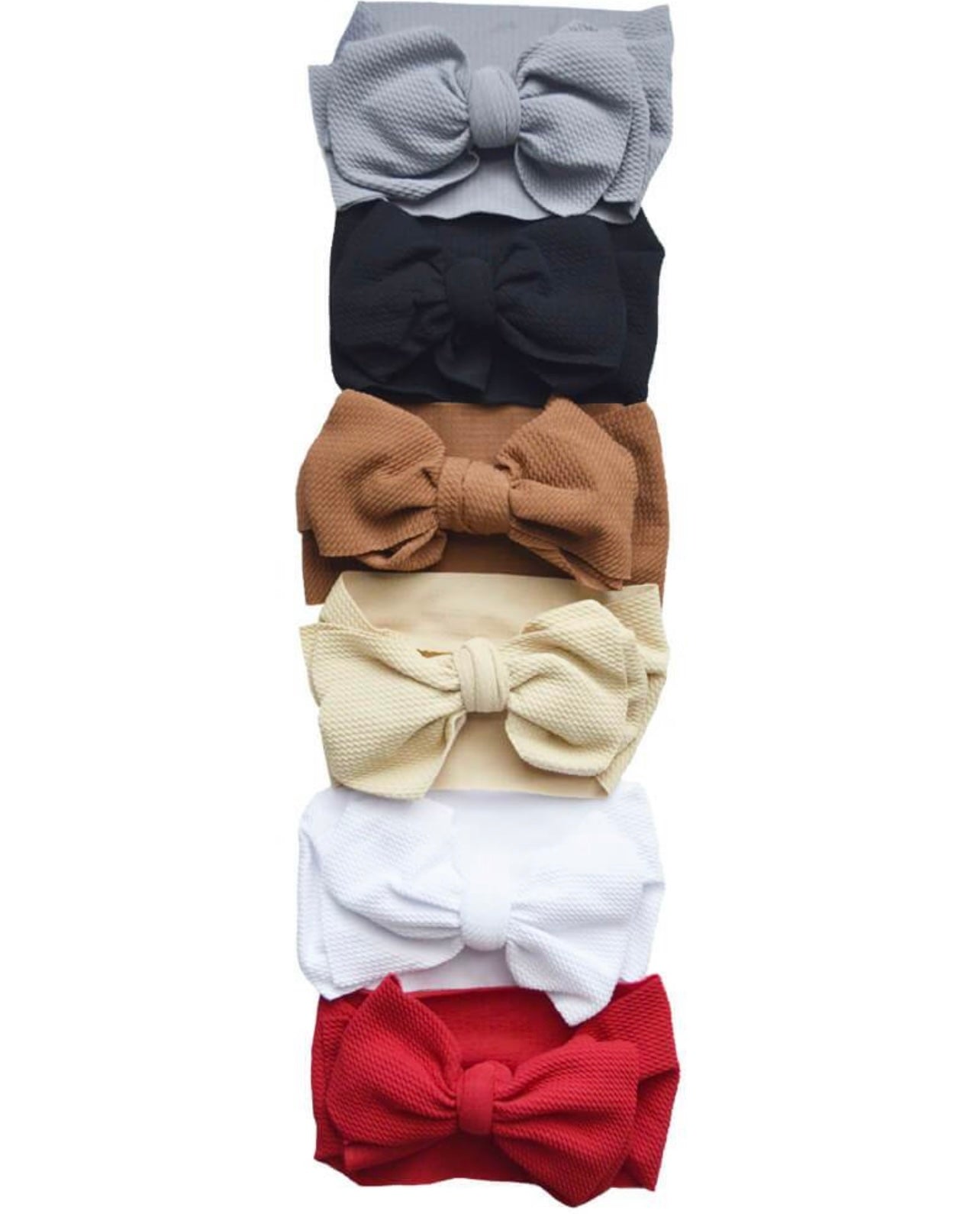 Mila Infant Messy Bow Headbands