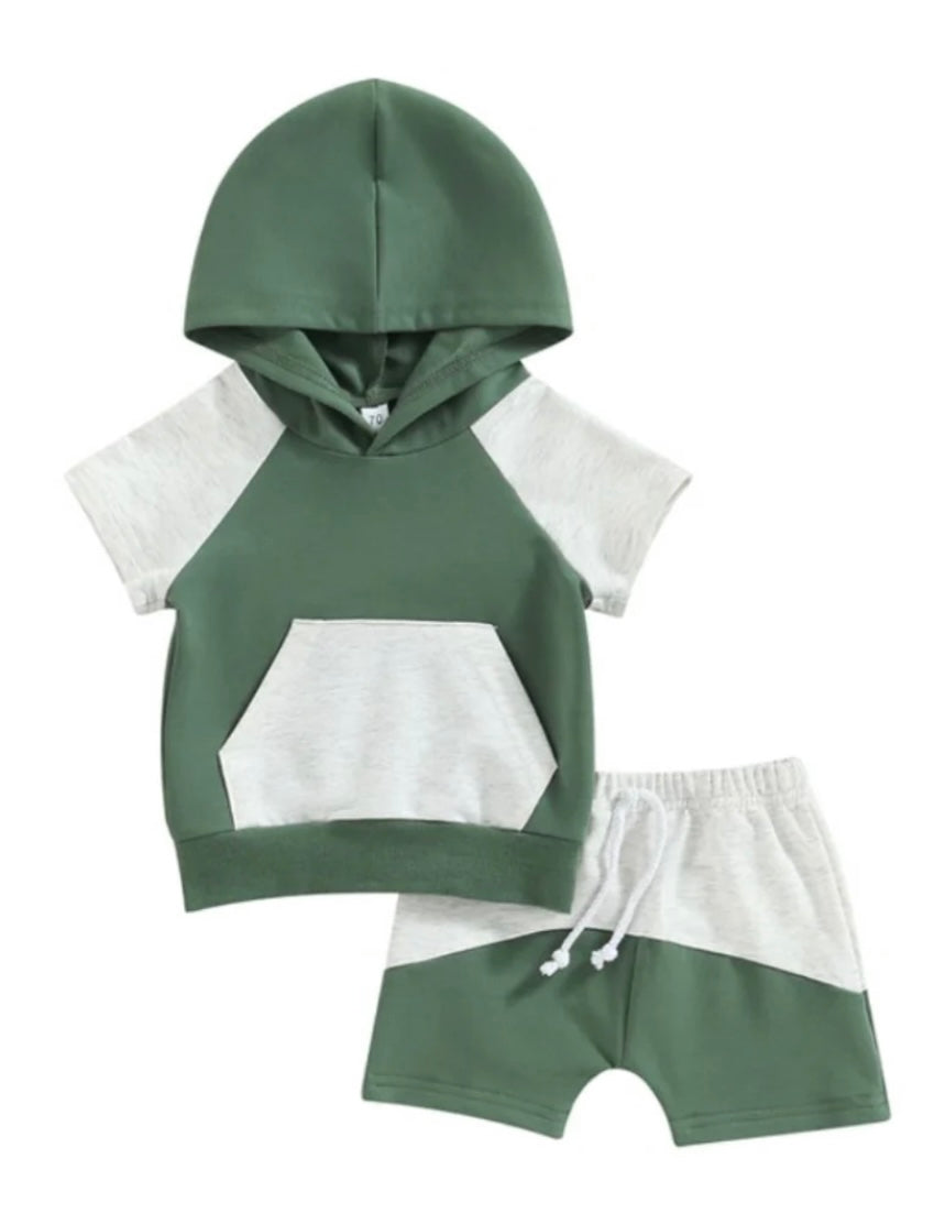 Hoodie Shorts Set
