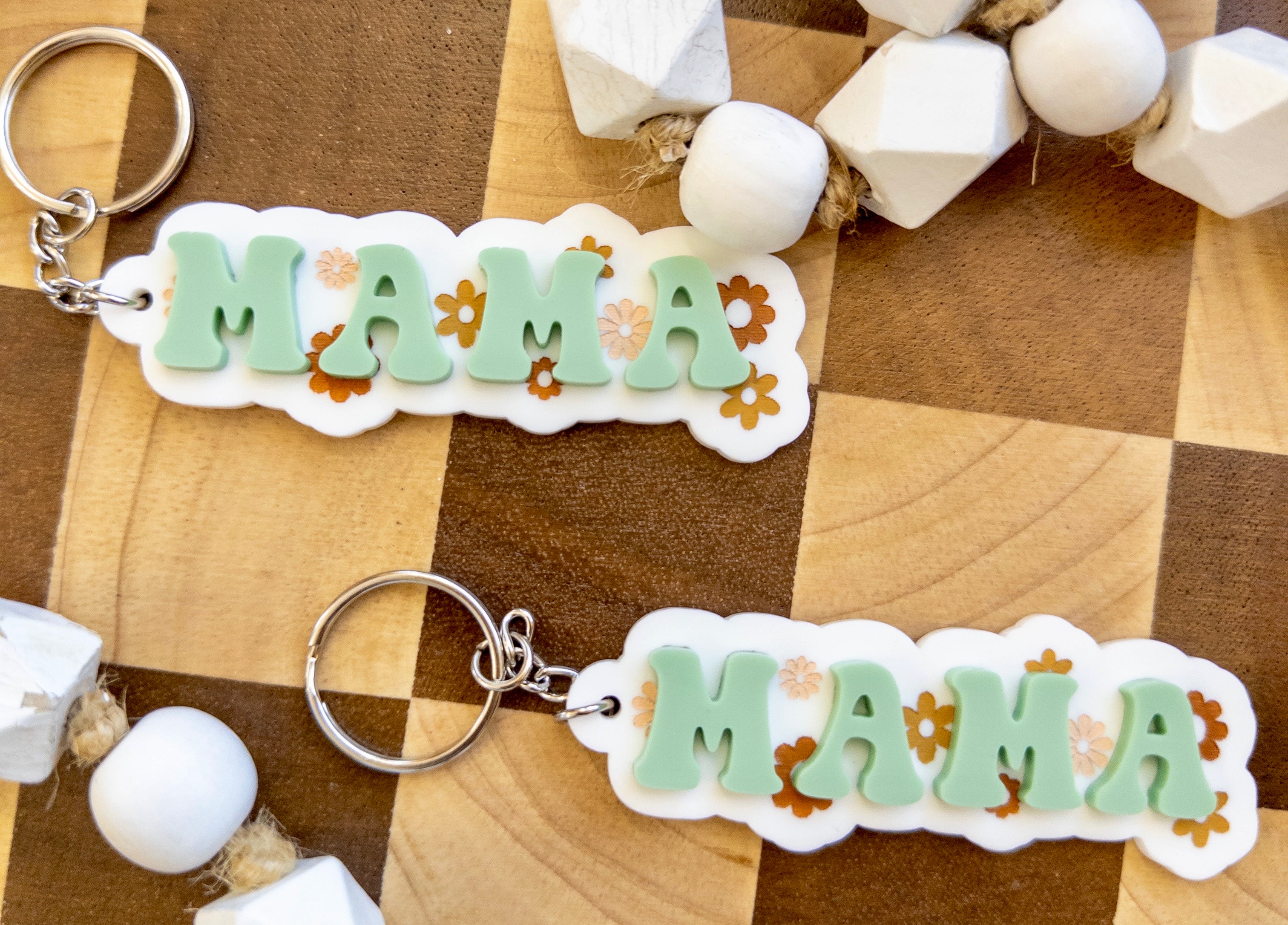 Groovy Mama Keychain