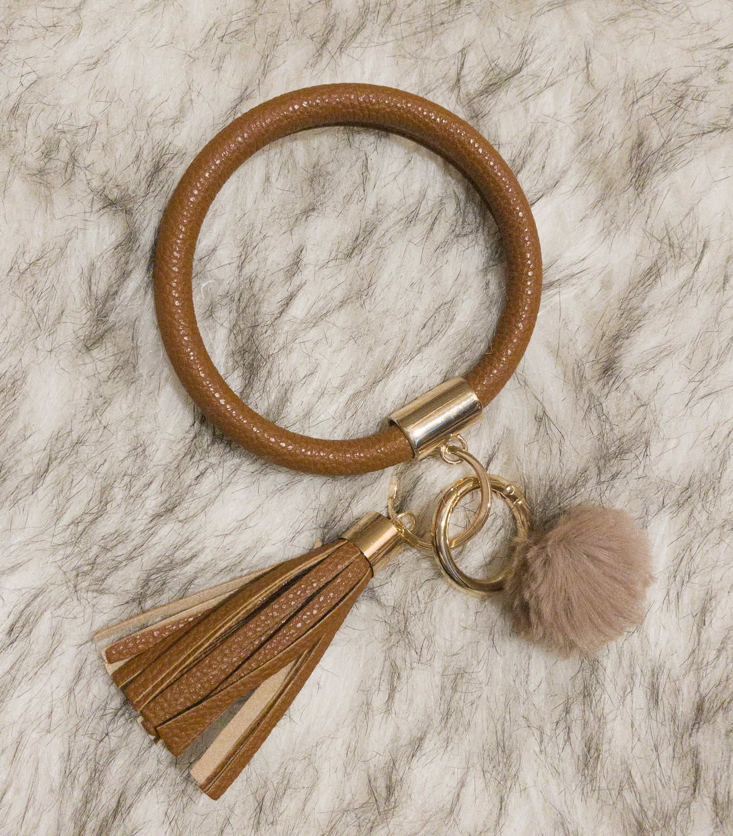 Bangle Pom Key Chain