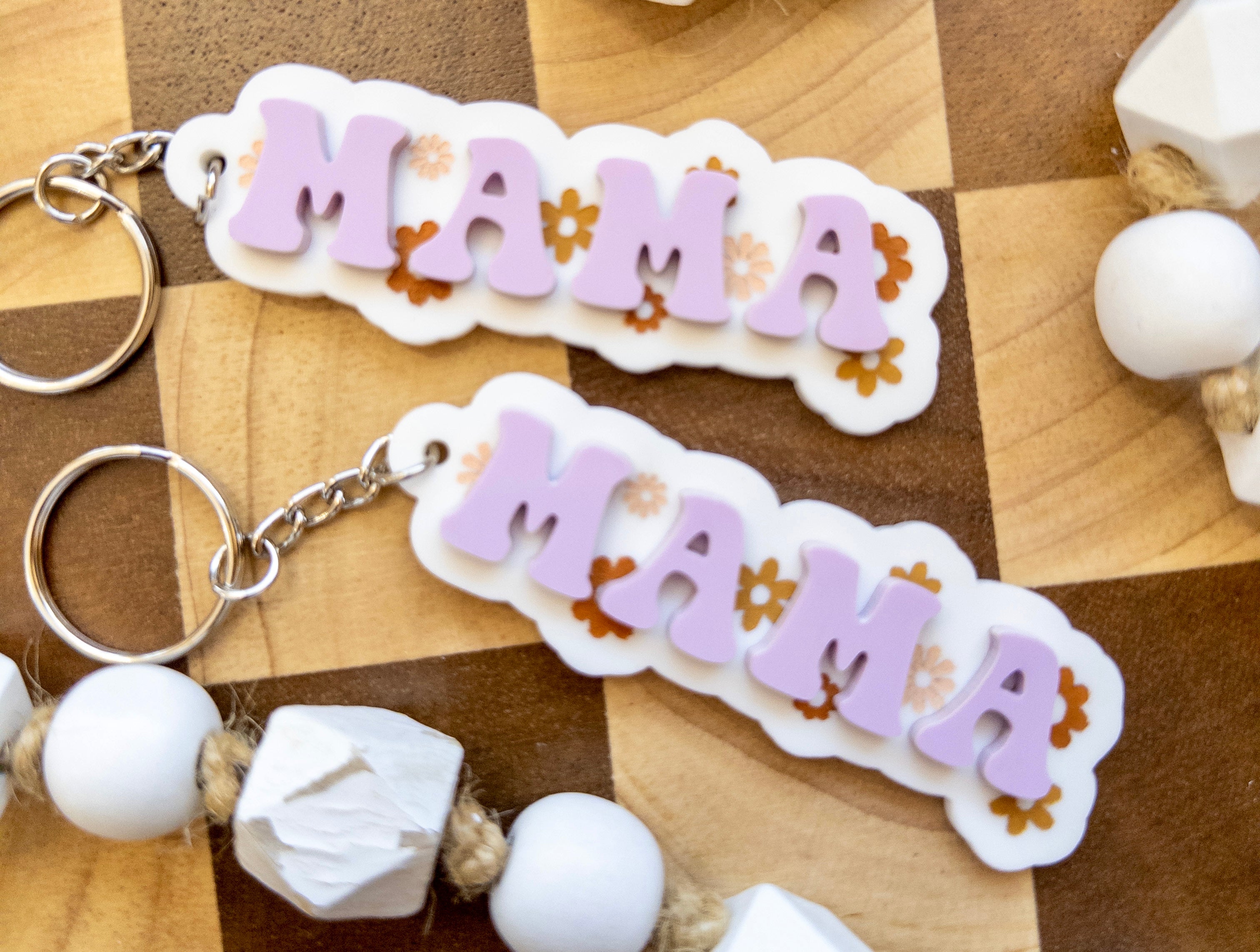 Groovy Mama Keychain