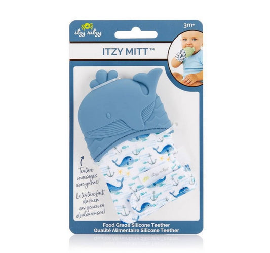Whale Teething Mitt