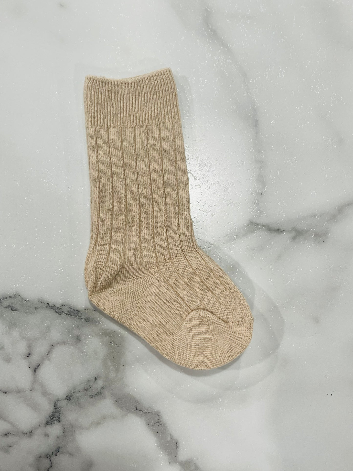 Knee High Ribbed Stockings