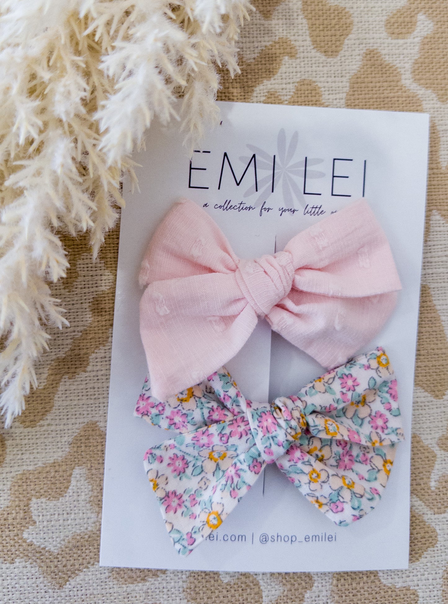 Alligator Clip Bow Set