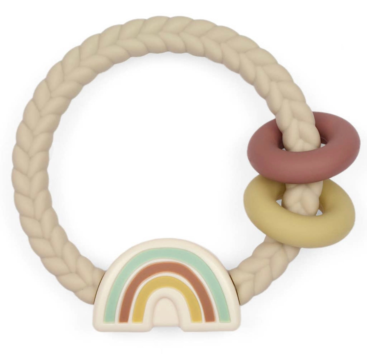 Ritzy Rattle Silicone Teether Rattle (5 colors)