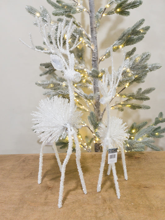 Snowy Pinecone Deer