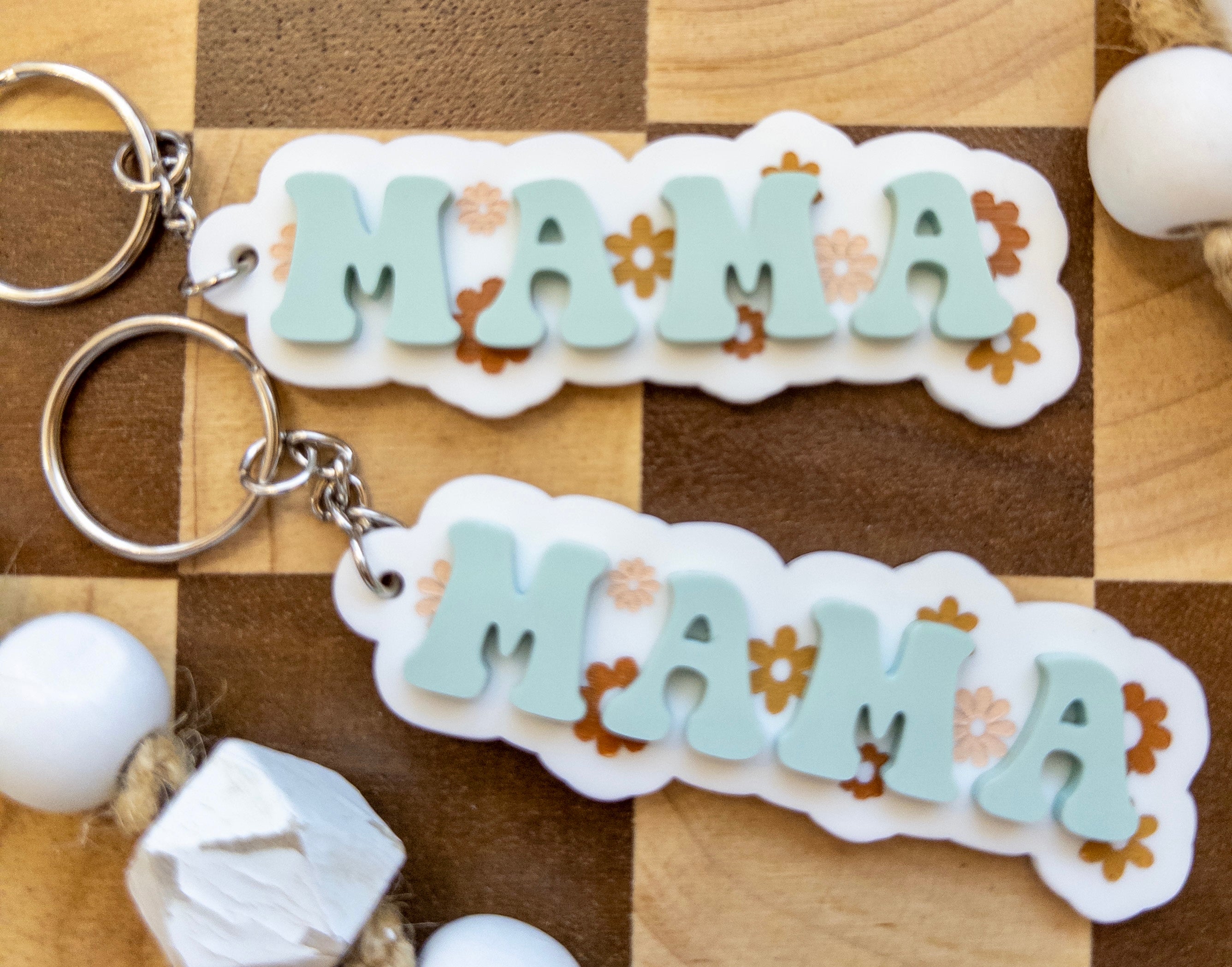 Groovy Mama Keychain