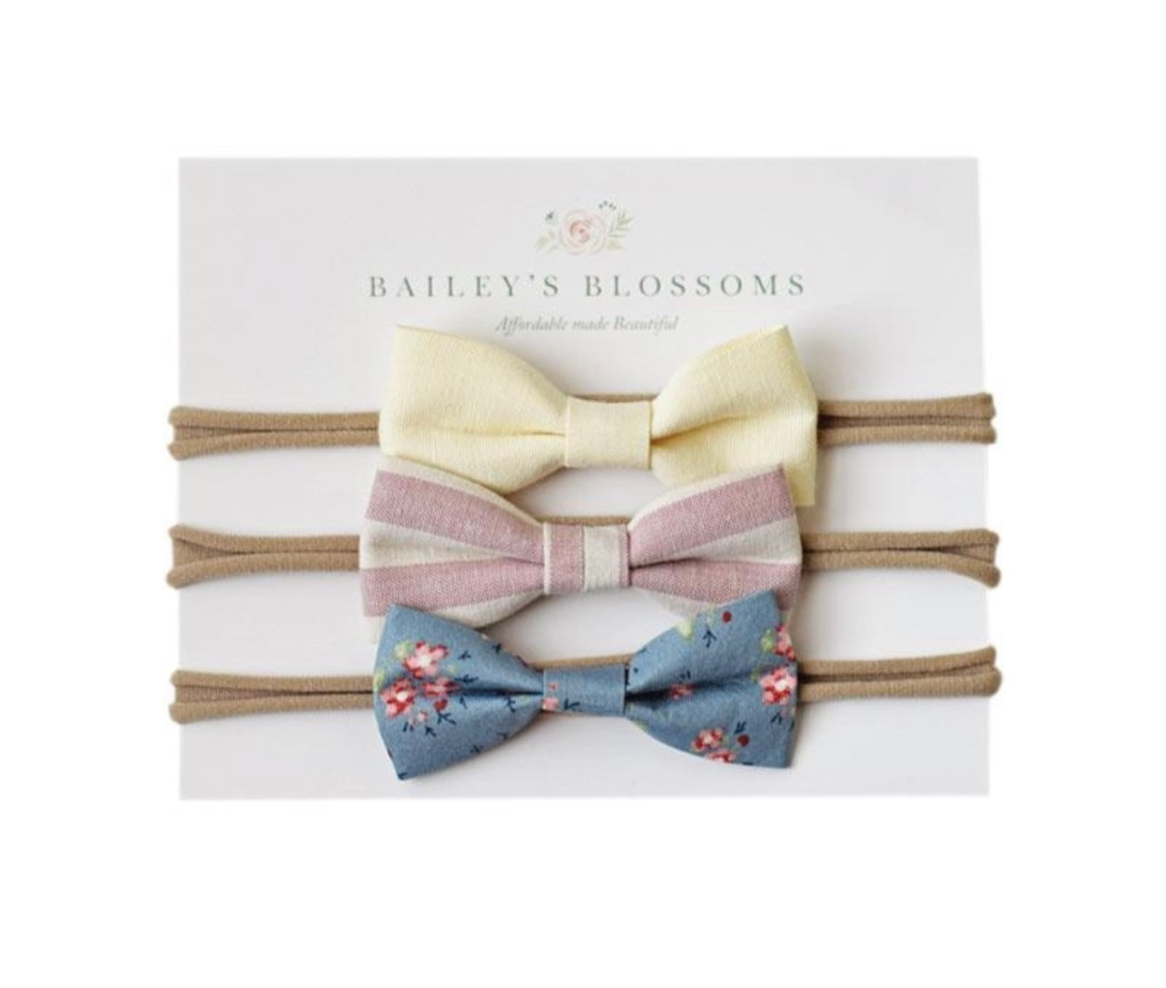 Vivian Linen Bow Pack