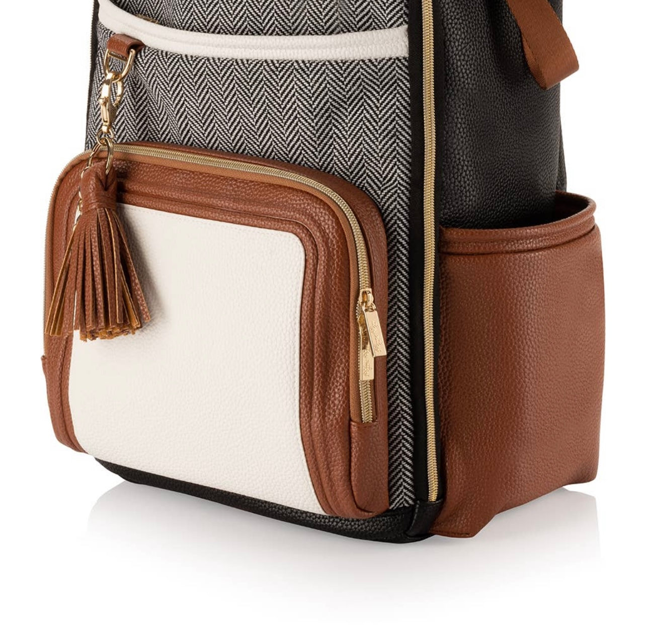 Coffee+Cream Boss Plus Backpack Diaper Bag