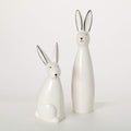 Abstract Porcelain Bunnies