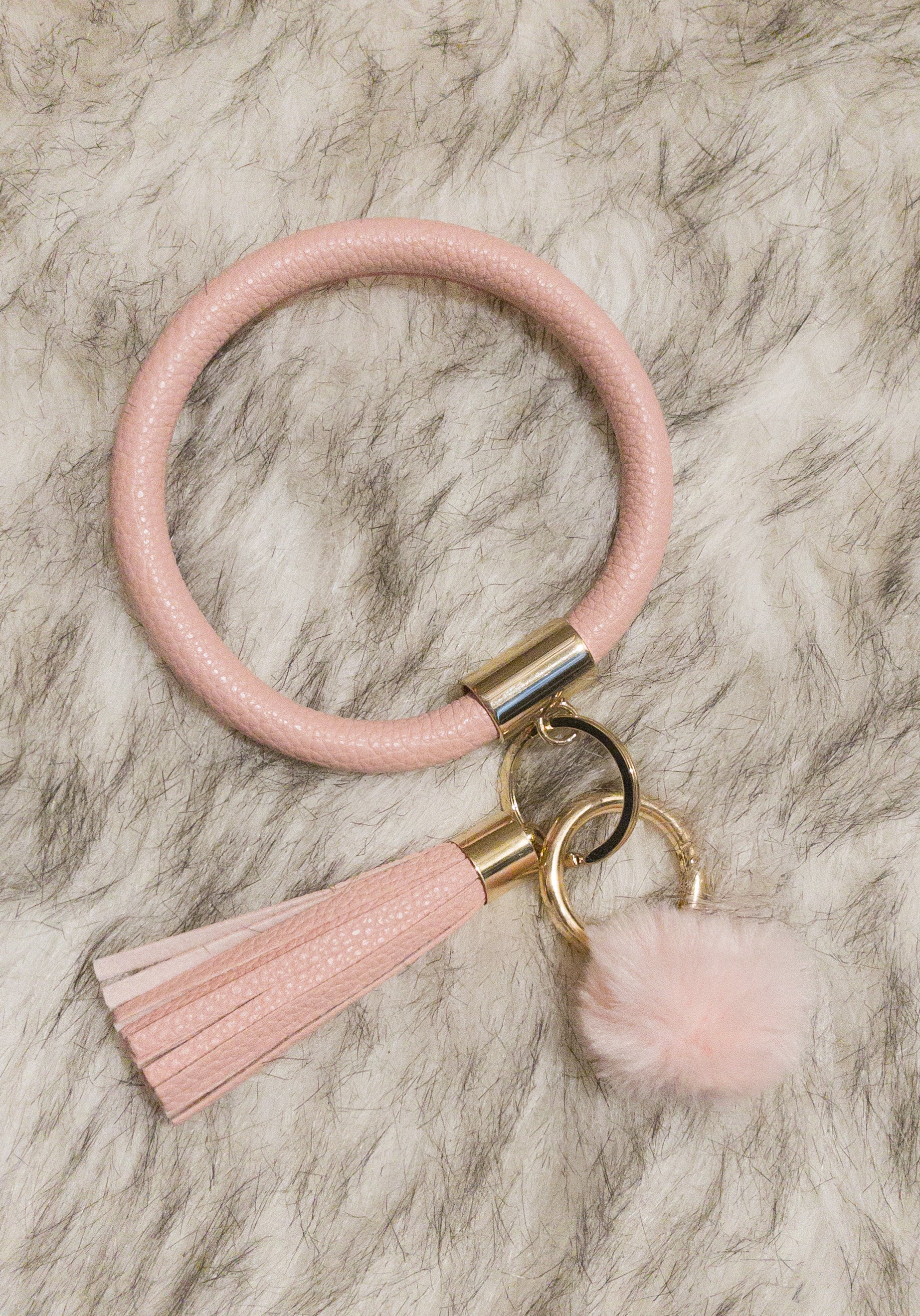 Bangle Pom Key Chain