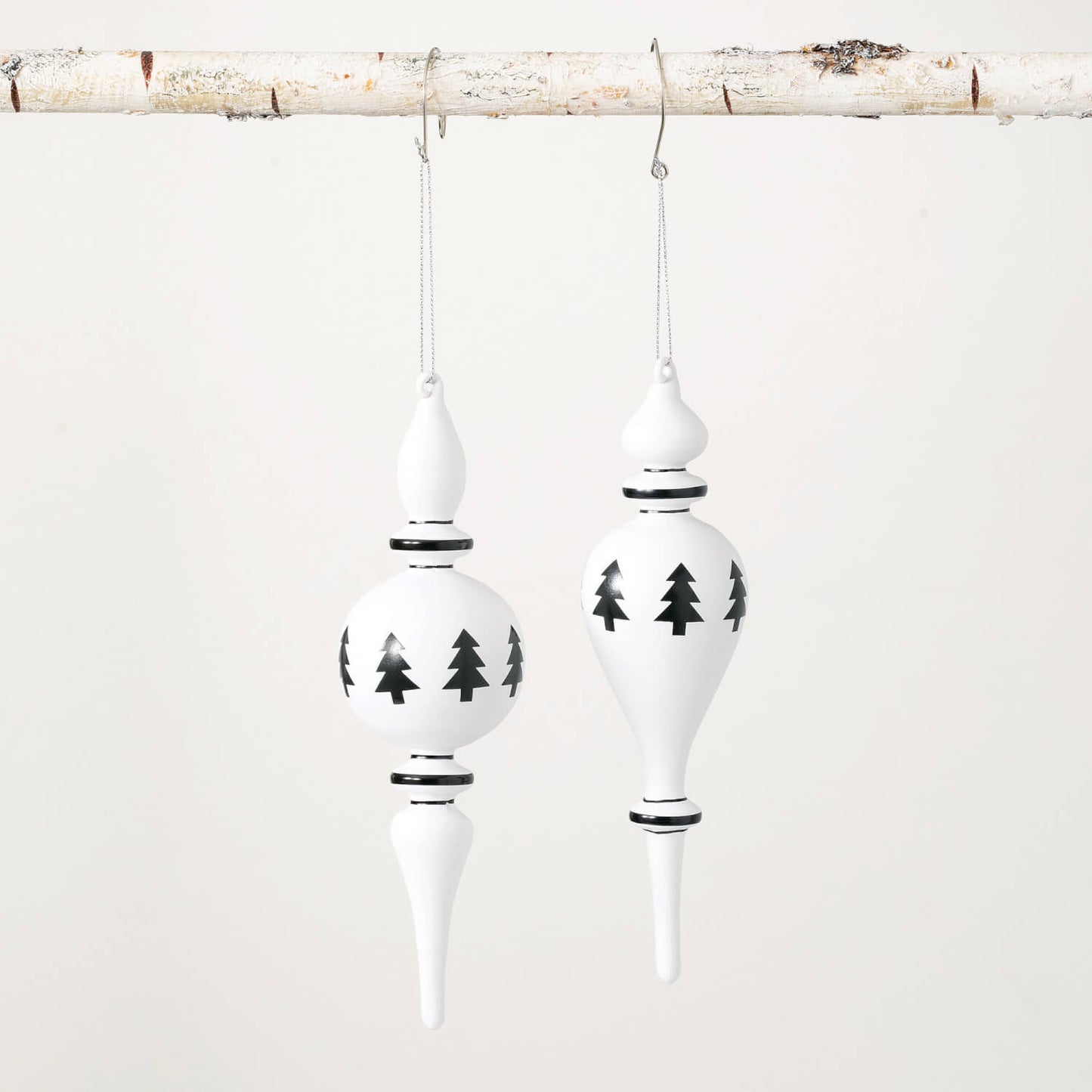 Modern Black+White Finials