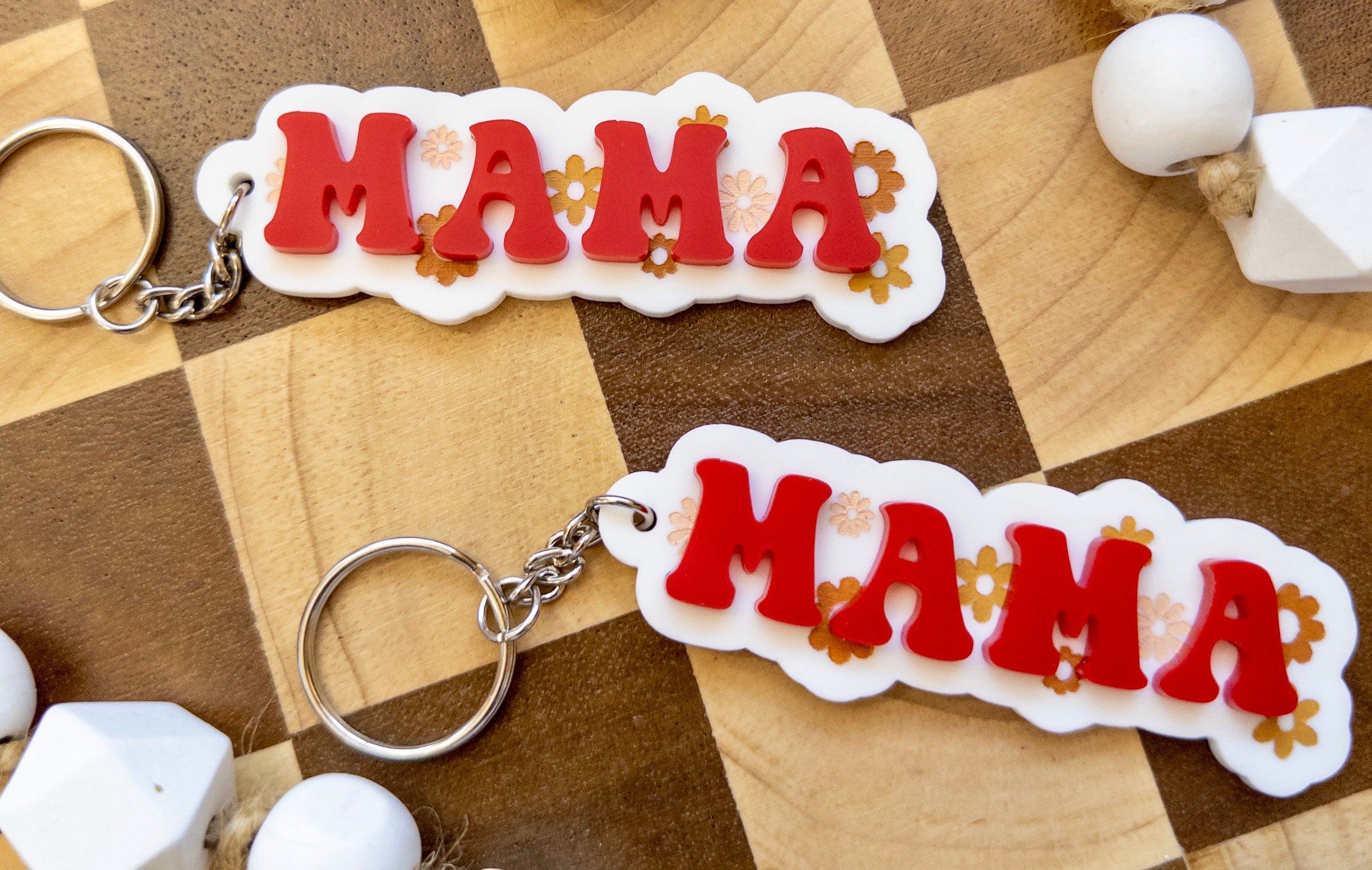 Groovy Mama Keychain