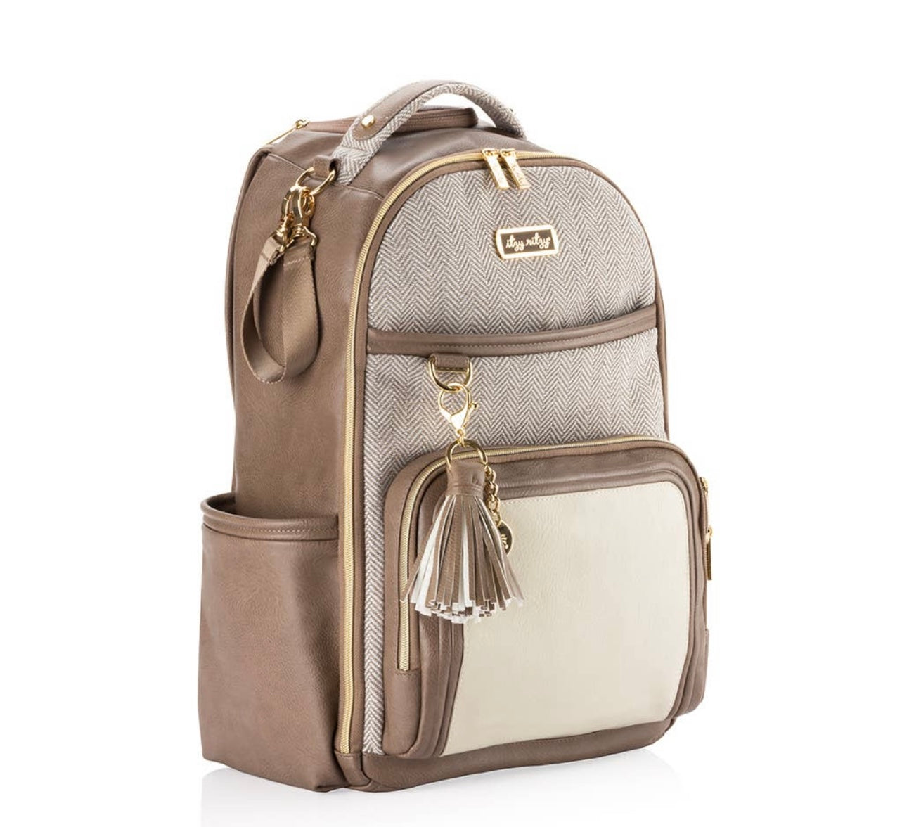 Vanilla Latte Boss Plus Backpack Diaper Bag