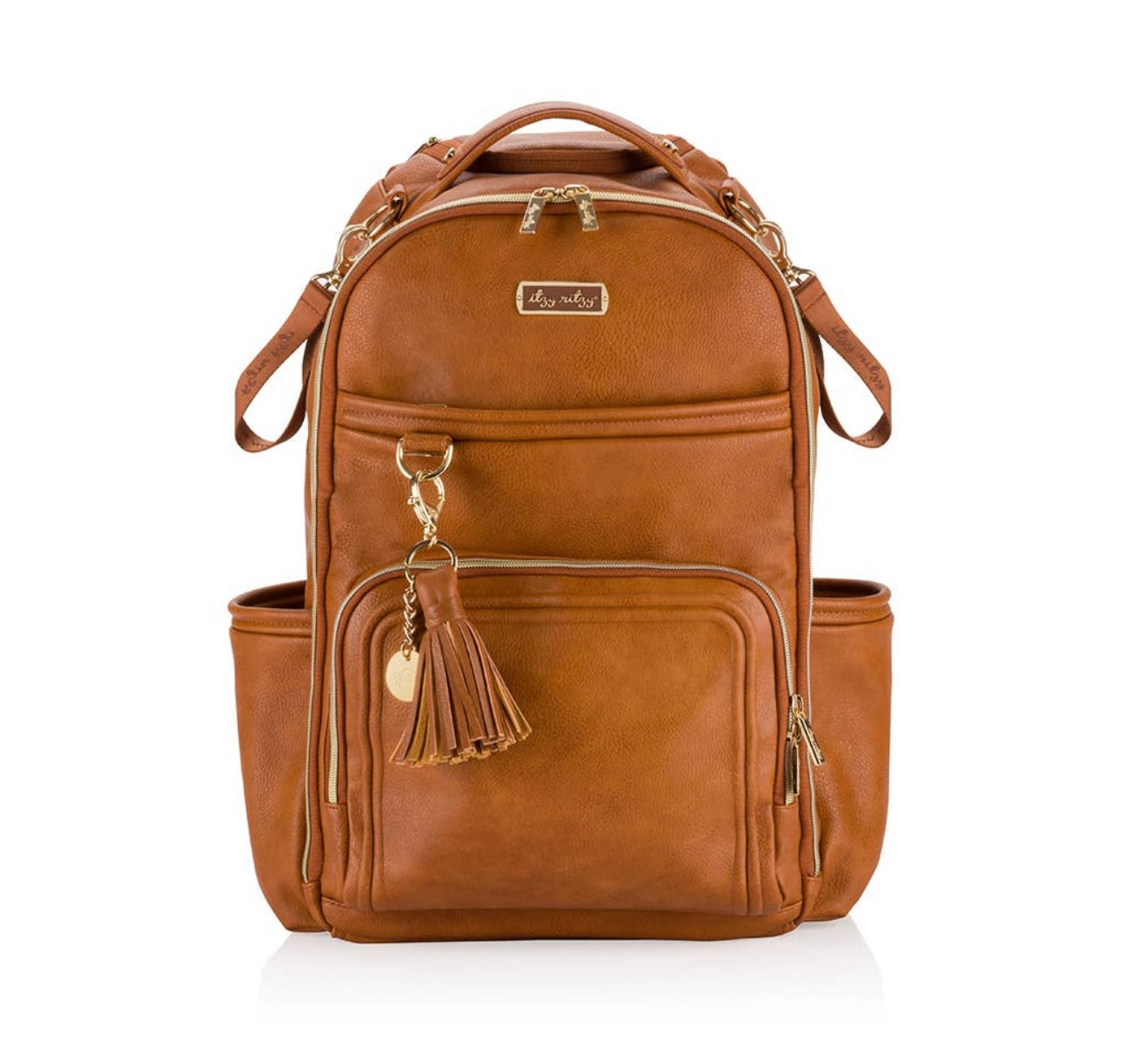 Cognac Boss Plus Backpack Diaper Bag