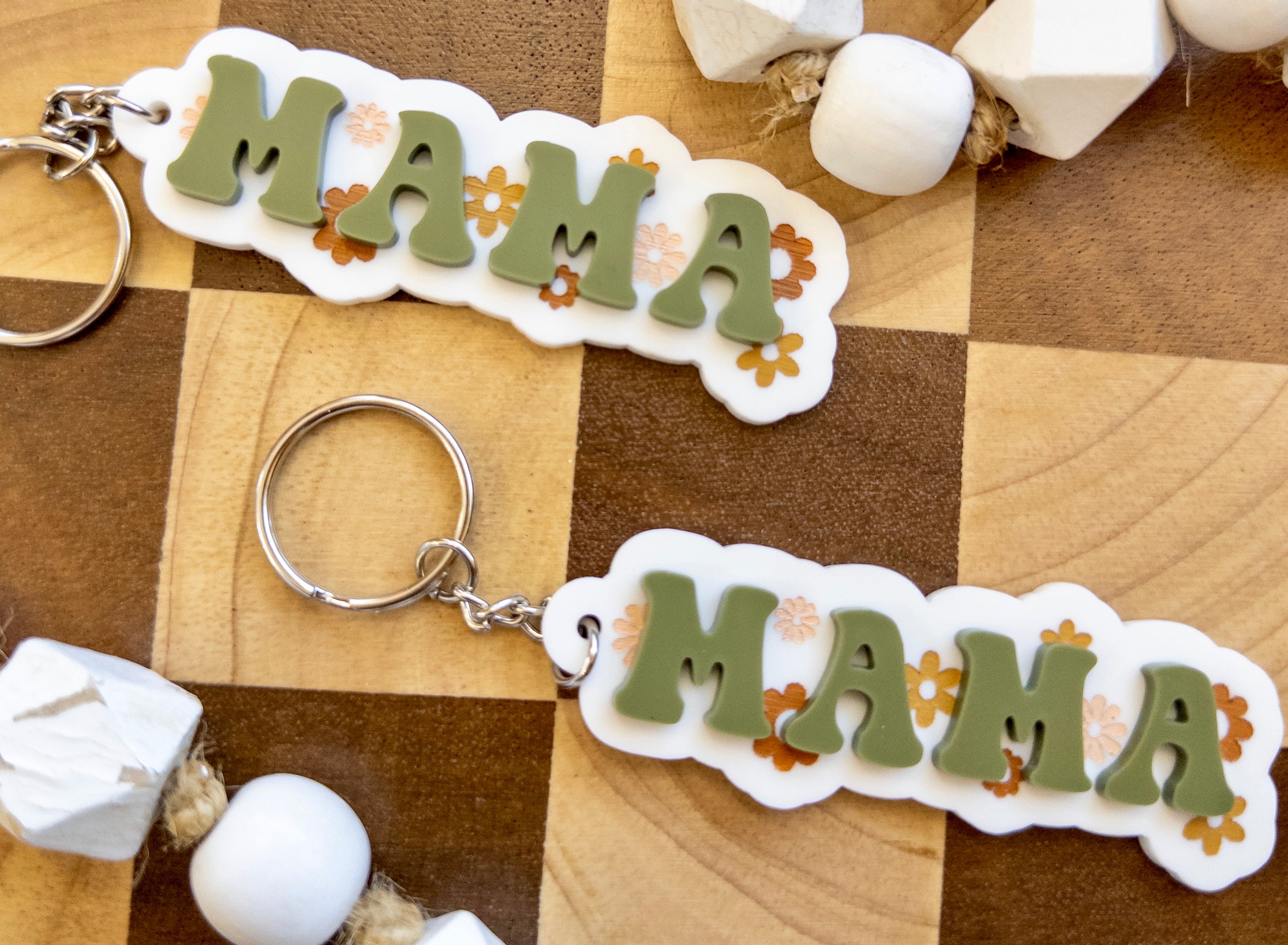Groovy Mama Keychain