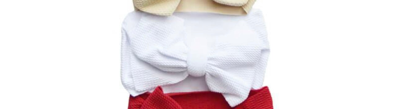Mila Infant Messy Bow Headbands