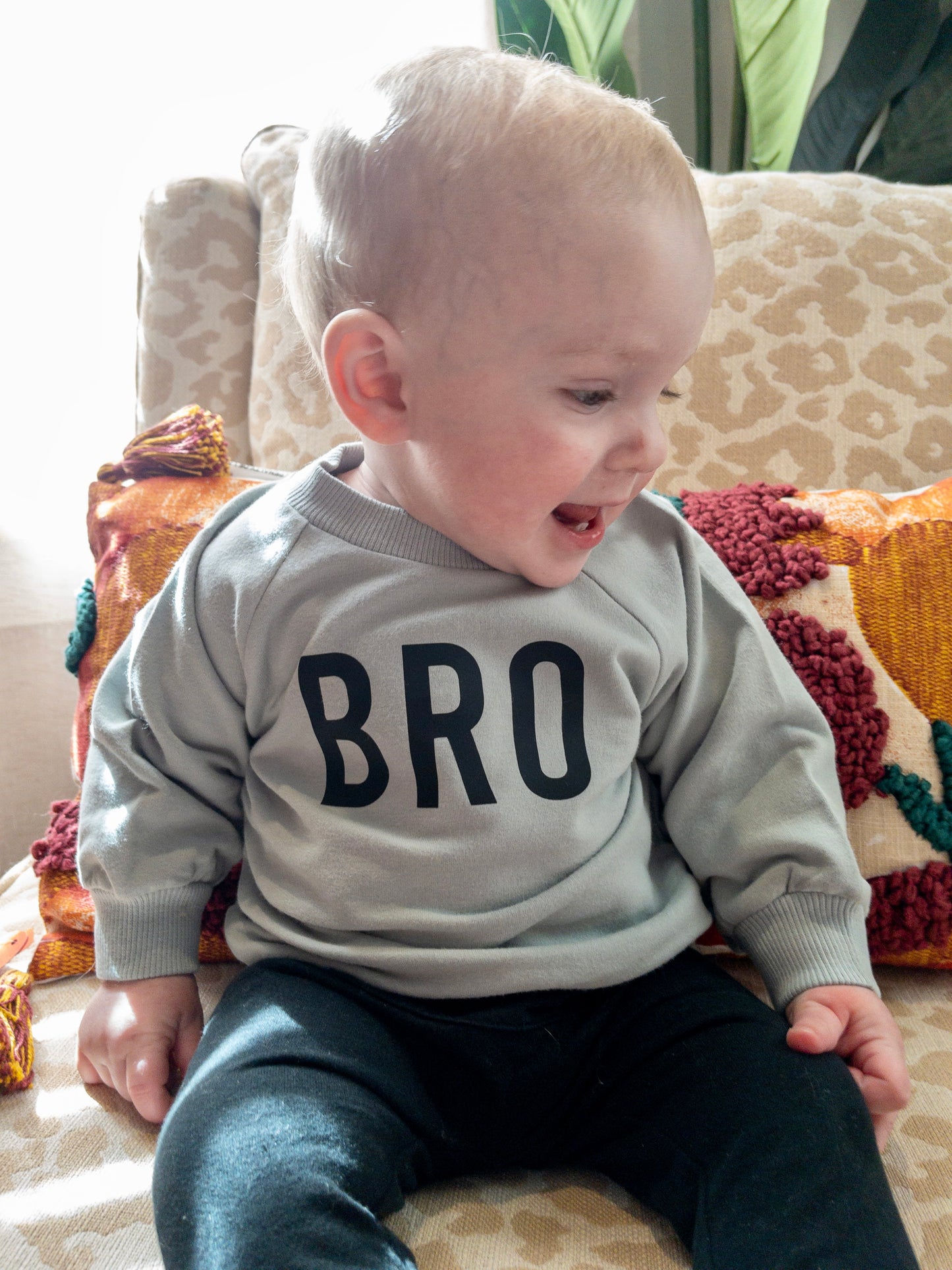 BRO Mint Organic Baby+Toddler Sweater