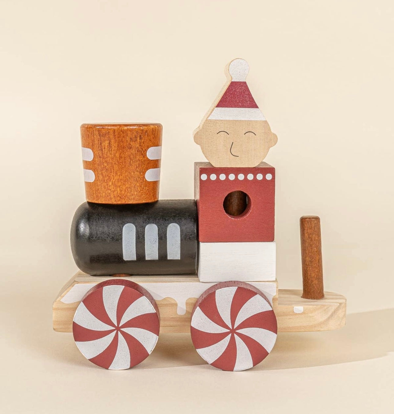 Christmas Wooden Stacking Train