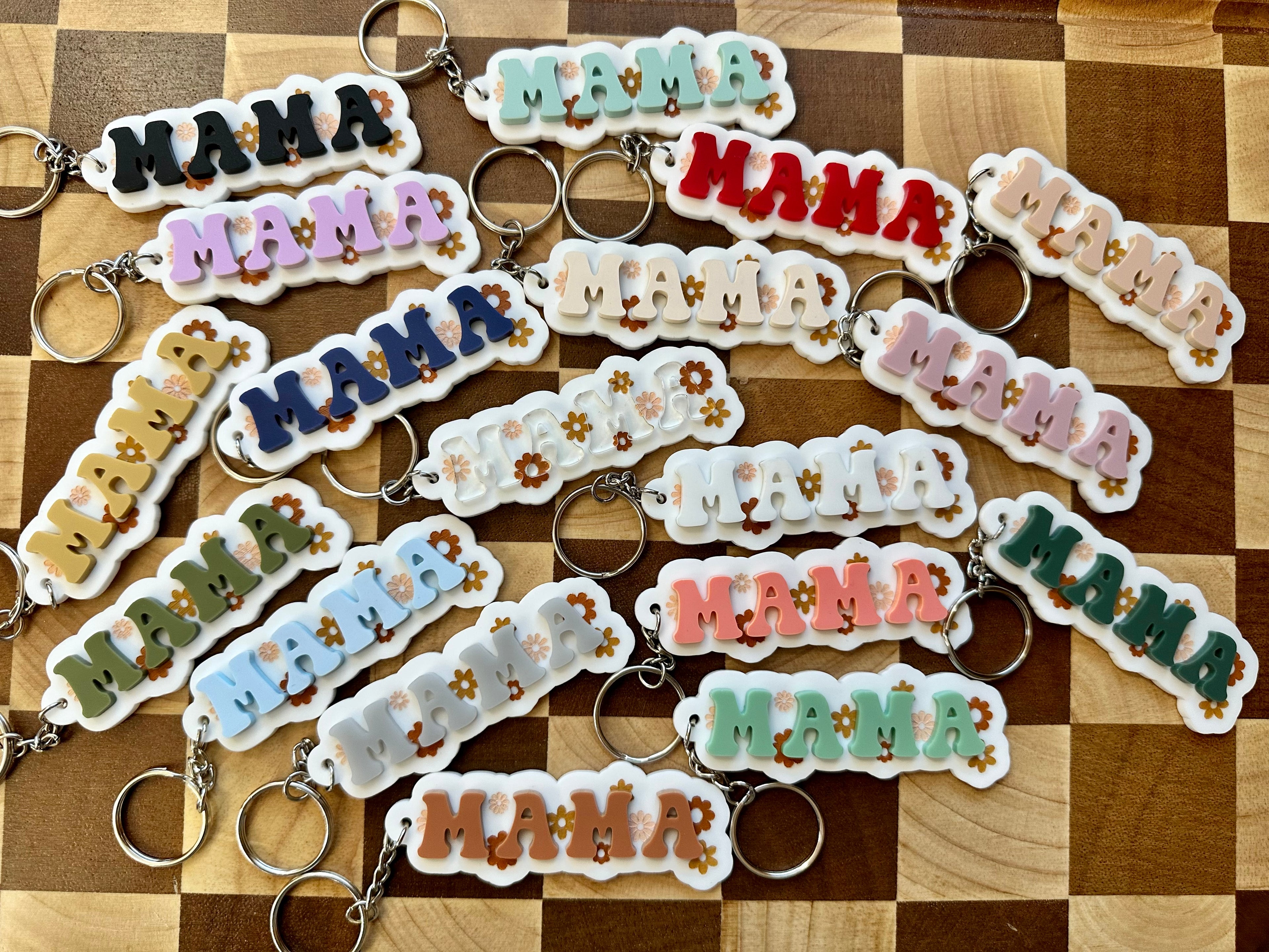 Groovy Mama Keychain