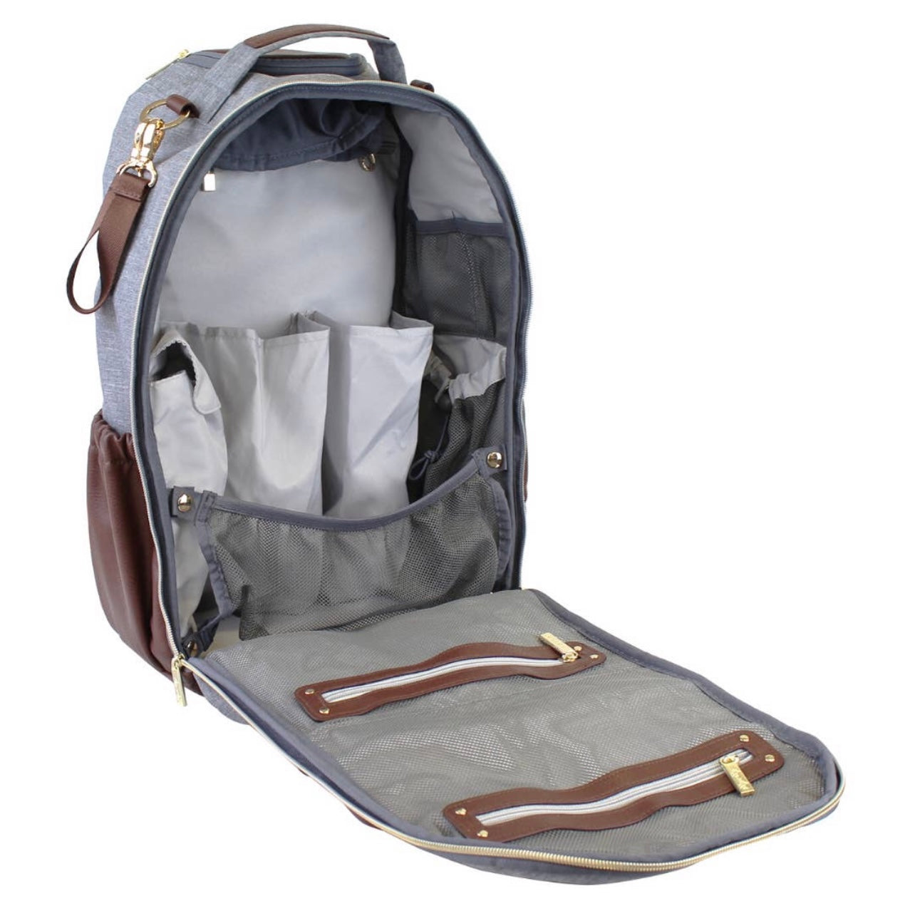 Handsome Heather Boss Backpack Diaper Bag