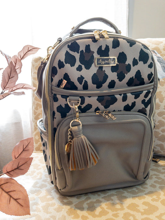 Leopard Boss Plus Backpack Diaper Bag