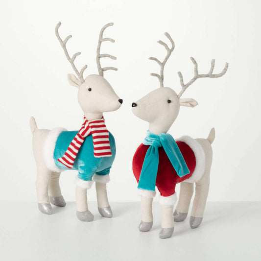 Plush Standing Reindeer