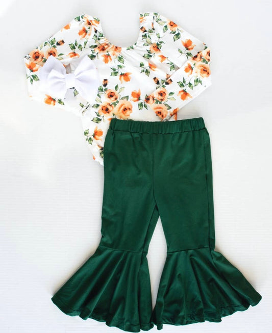 Keely Hunter Pleated Exaggerated Bell Bottoms
