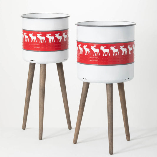 Reindeer Planter Stand