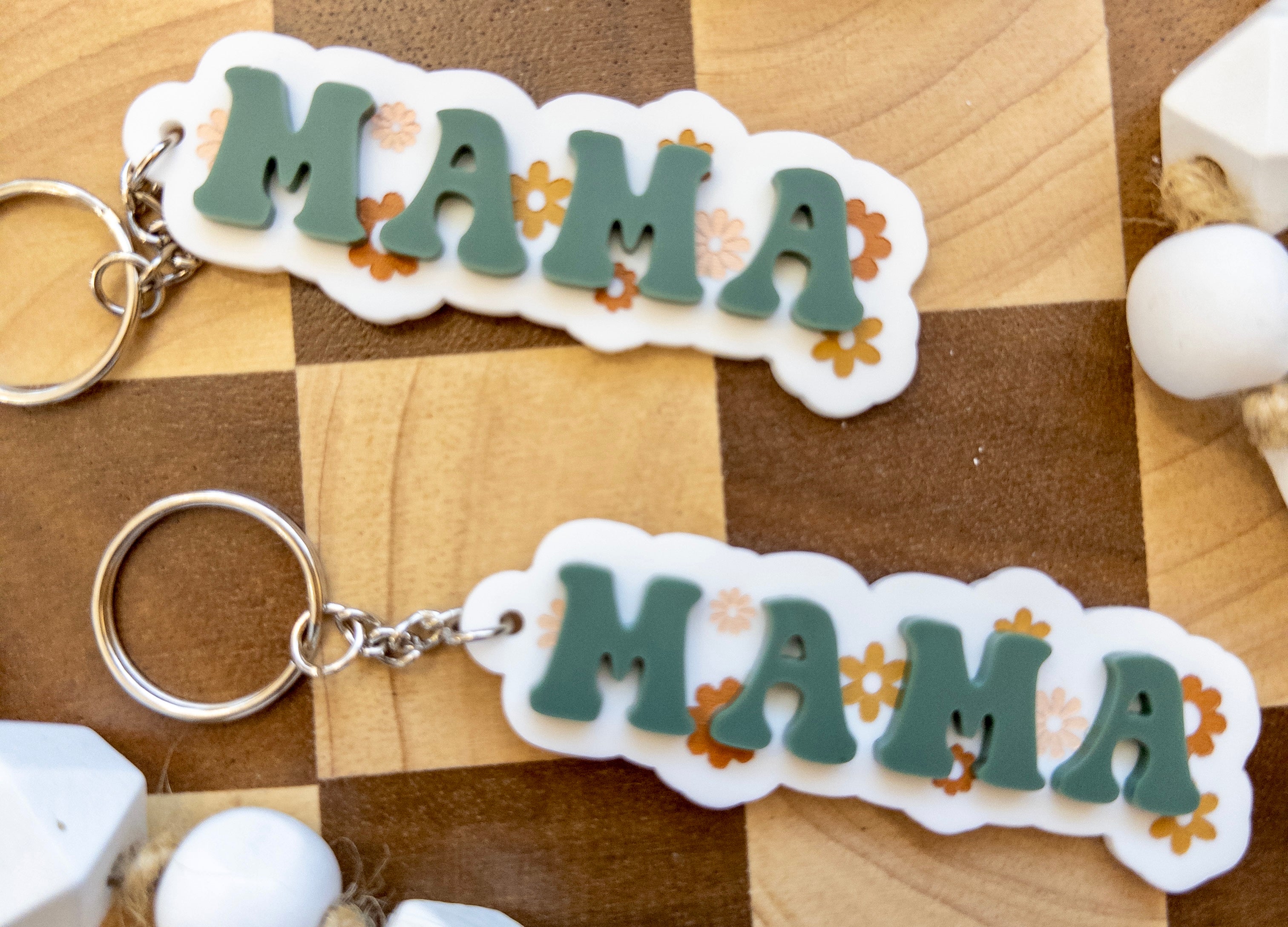 Groovy Mama Keychain