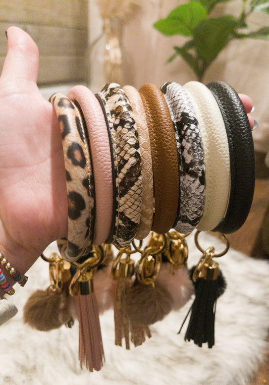 Bangle Pom Key Chain