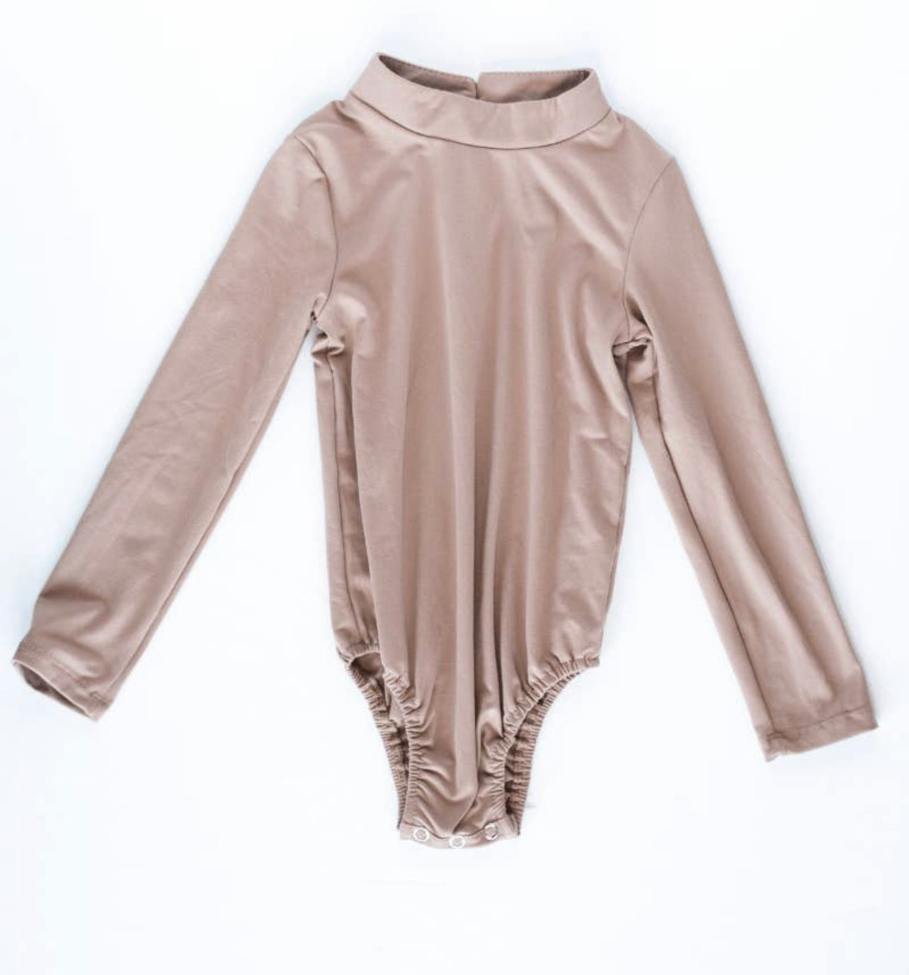 Aspen Maple Sugar Mock Turtleneck Leotard