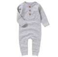 Declan Organic Baby Button Down Romper