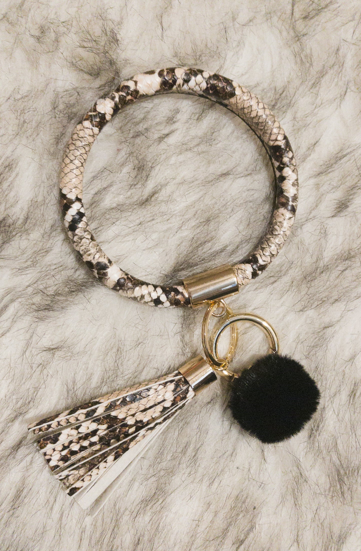 Bangle Pom Key Chain