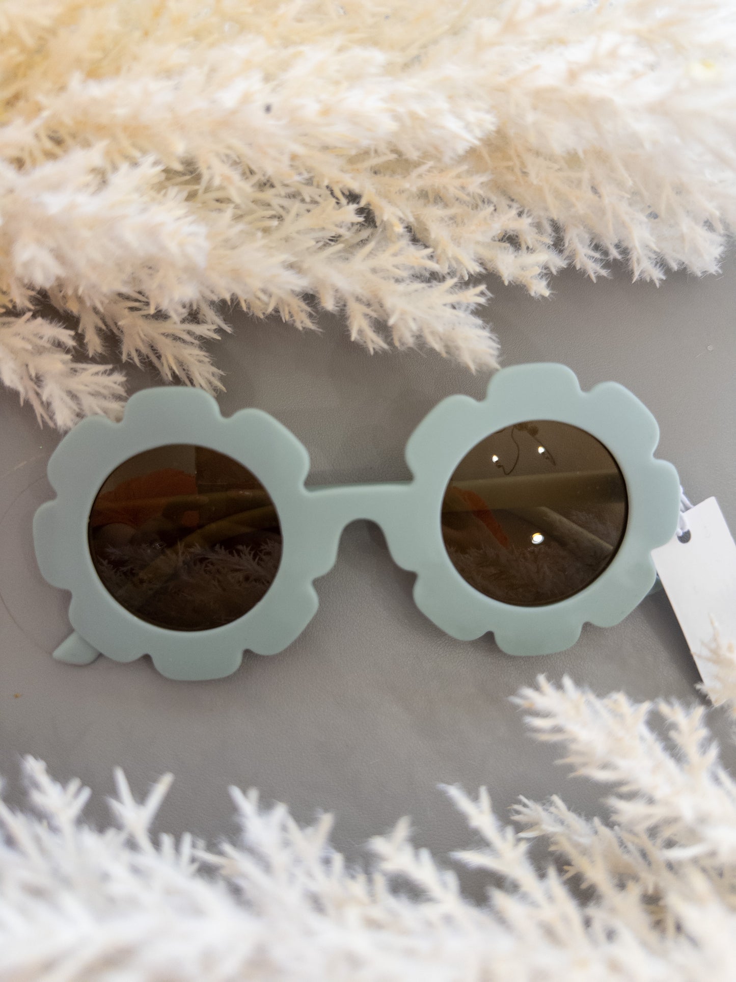 Kids Flower Frosted Sunglasses