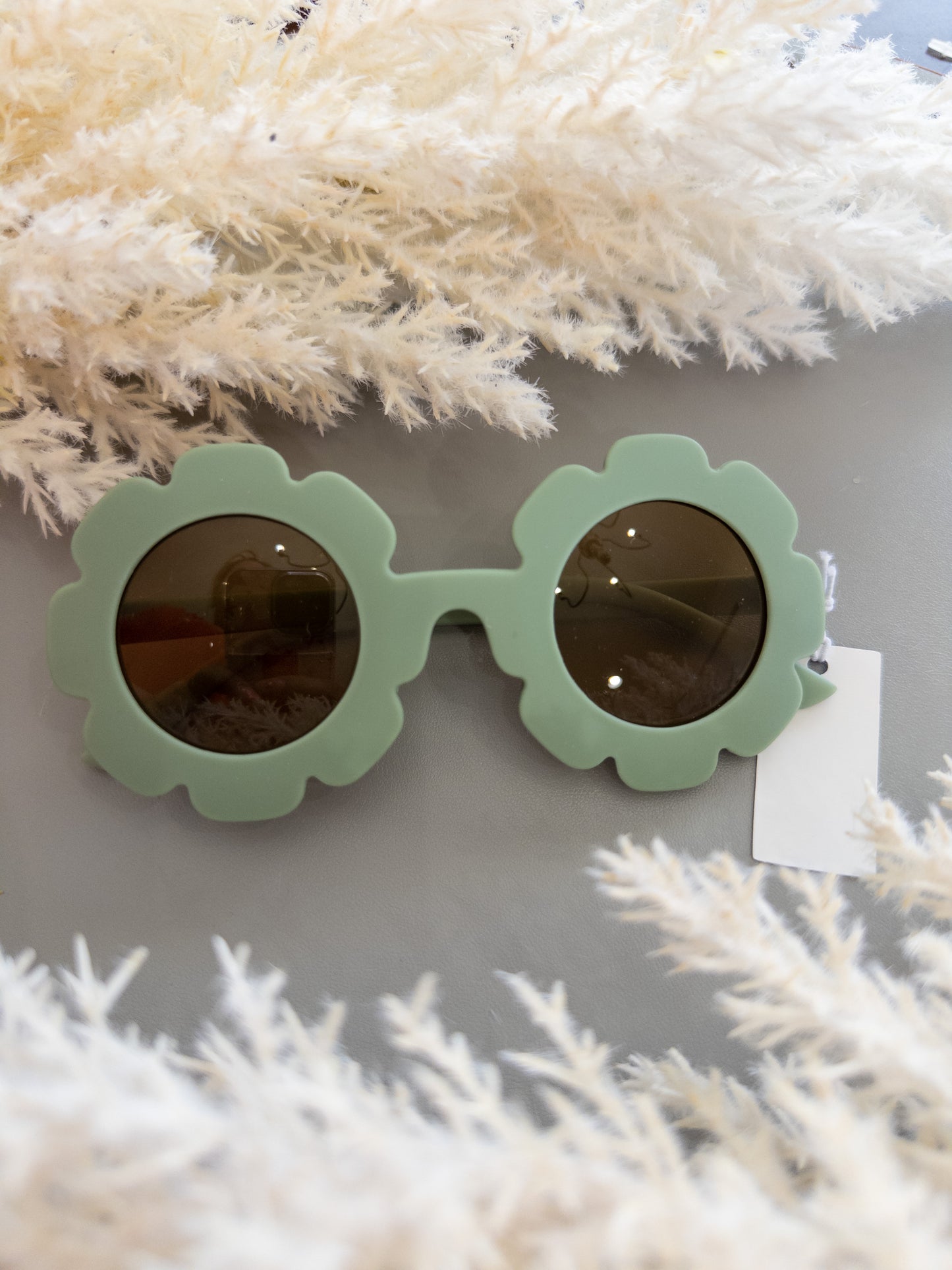 Kids Flower Frosted Sunglasses