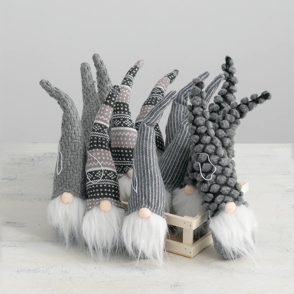 Gray Gnome Ornaments