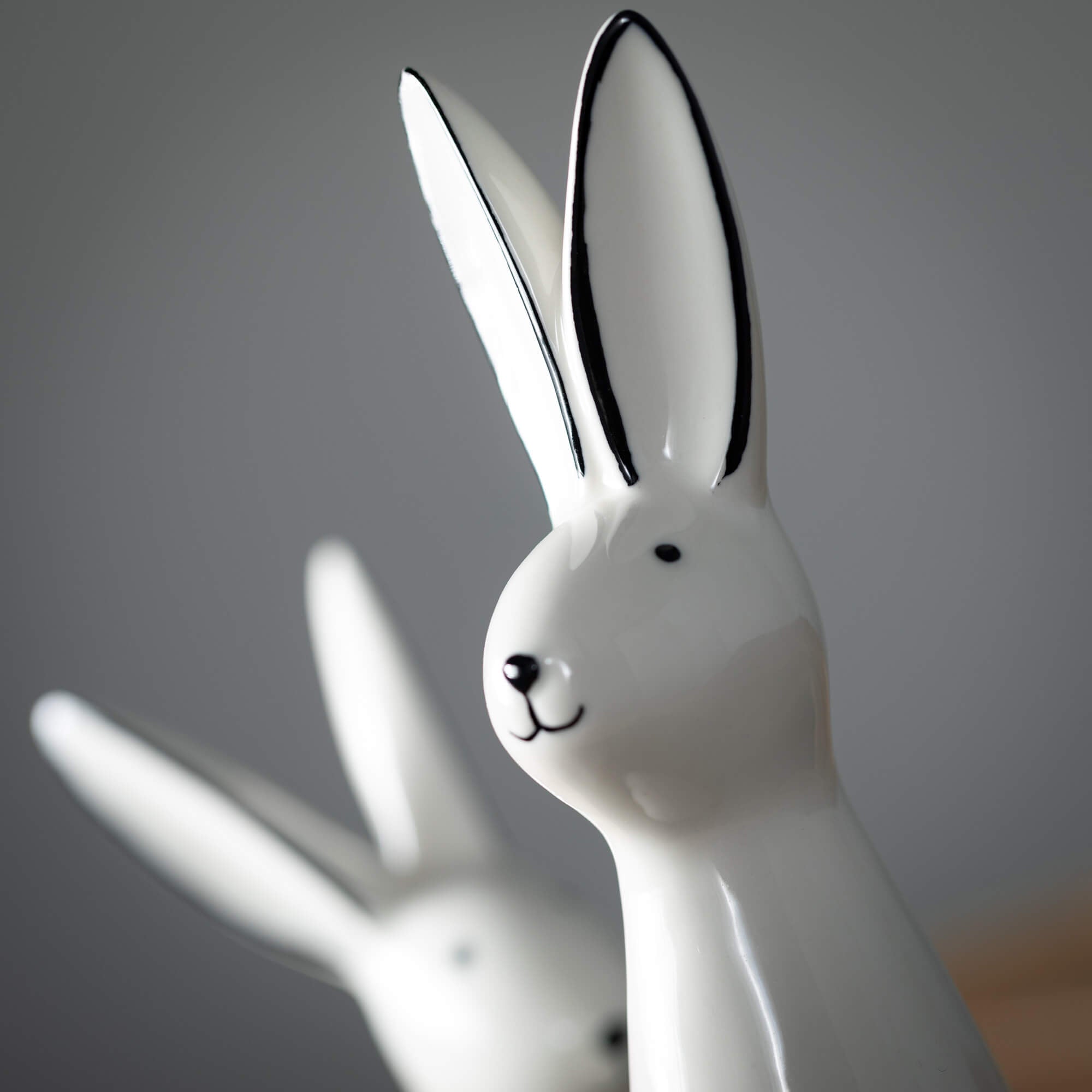 Abstract Porcelain Bunnies