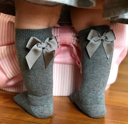 Bow Knee High Socks
