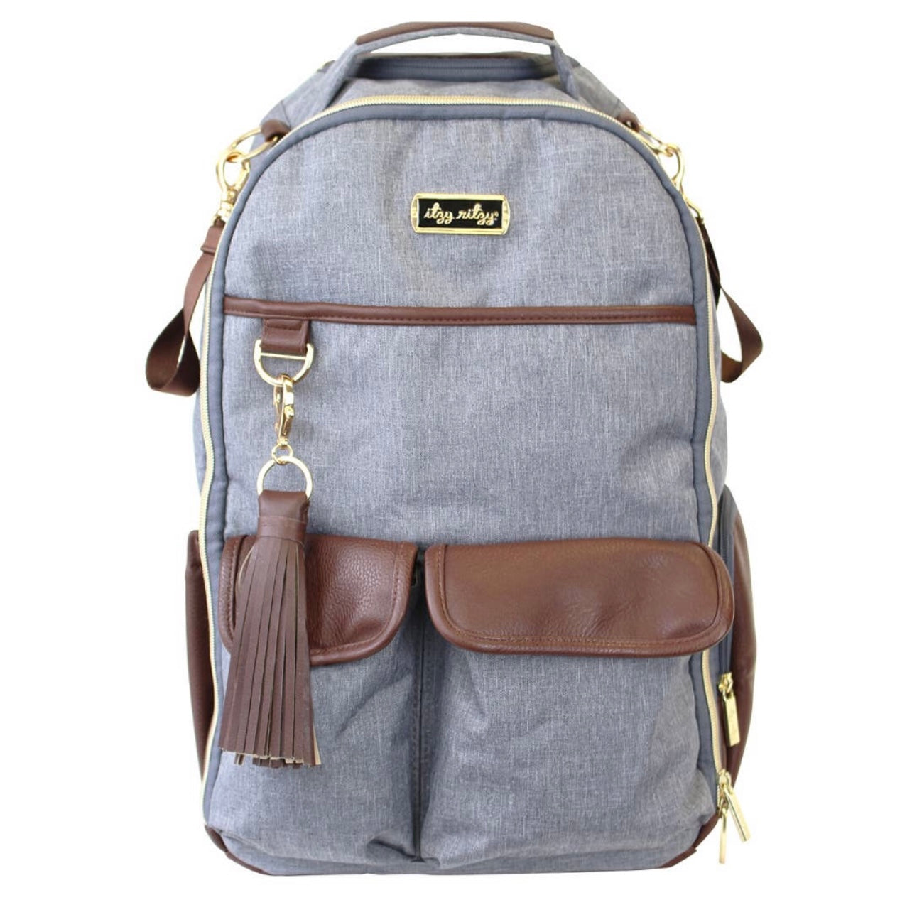 Handsome Heather Boss Backpack Diaper Bag