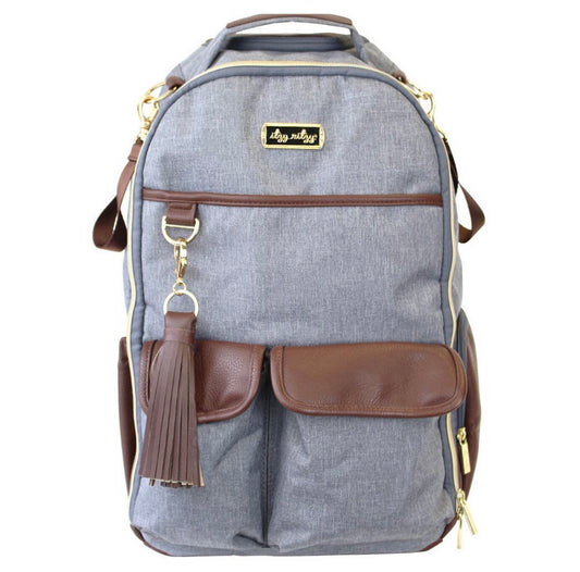 Handsome Heather Boss Backpack Diaper Bag