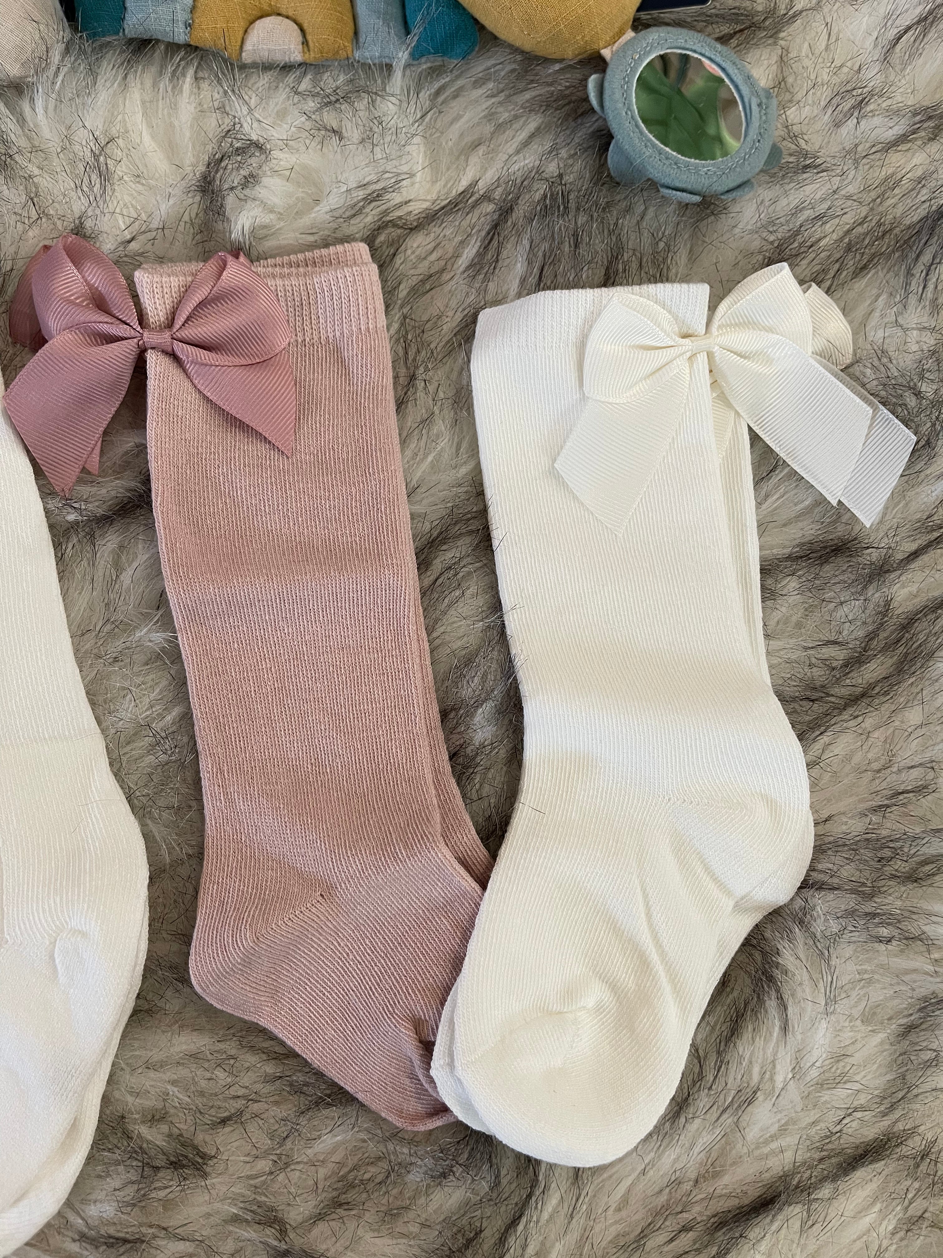 Bow Knee High Socks