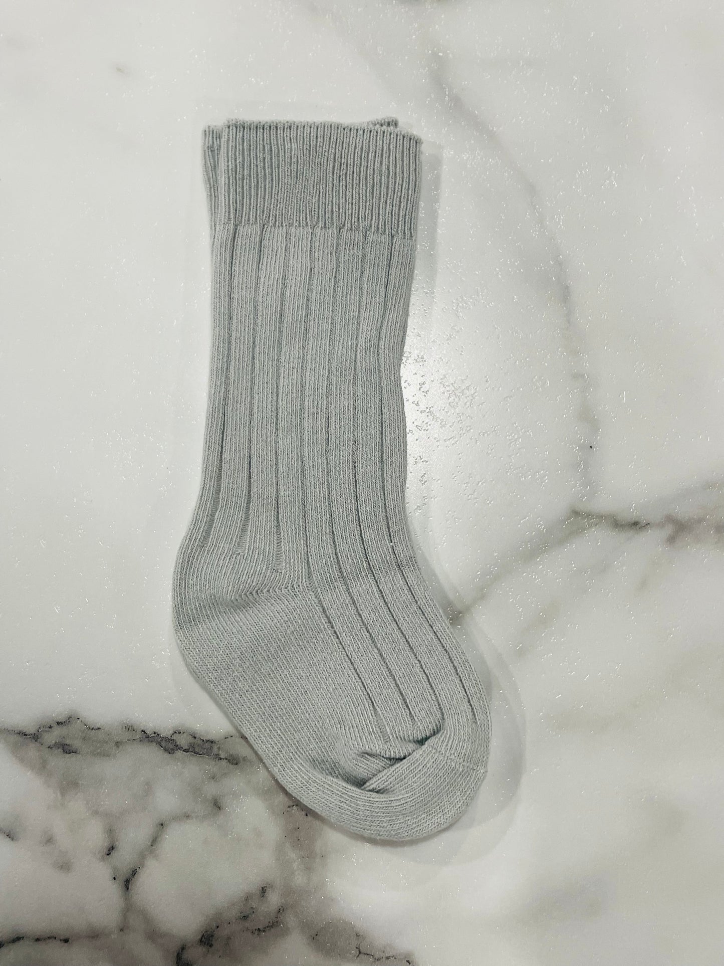 Knee High Ribbed Stockings