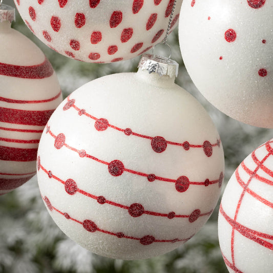 Patterned Ball Ornaments