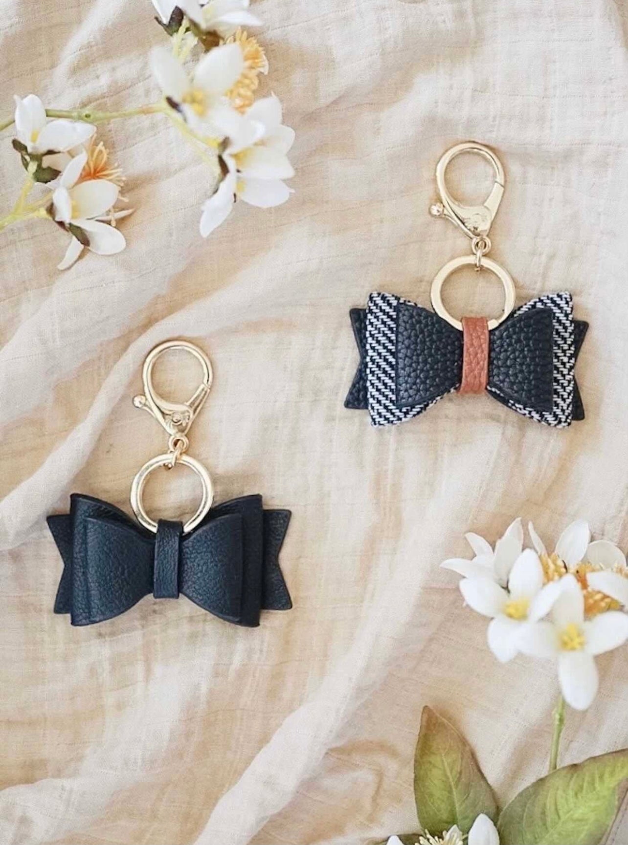 Bow Keychain Charm
