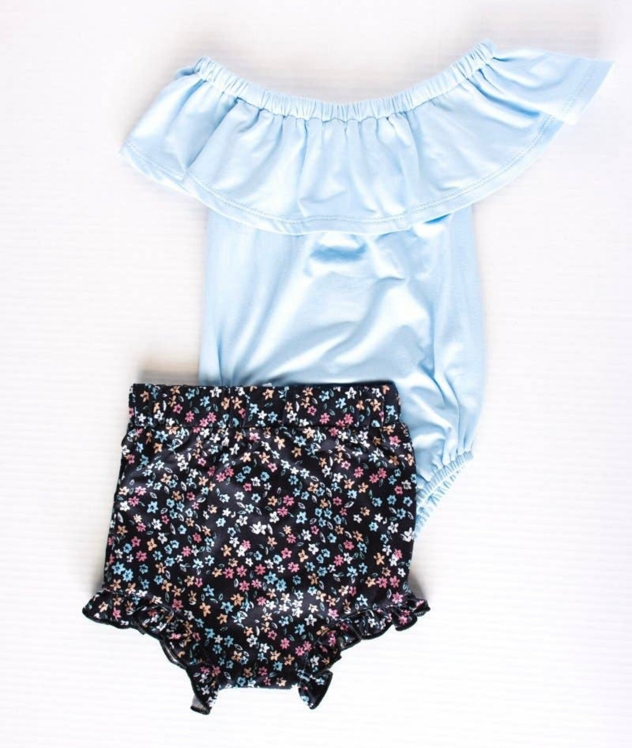 Black Floral Belle High Waisted Bloomers