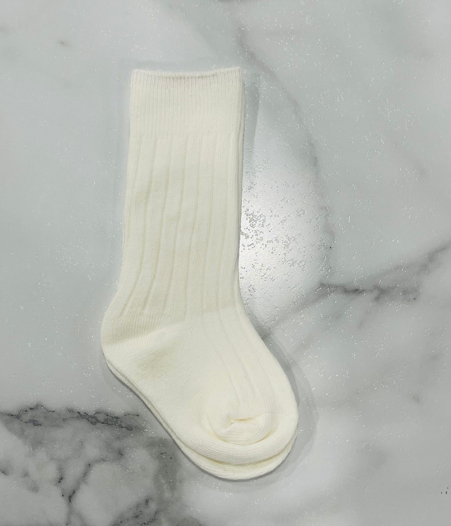 Knee High Ribbed Stockings