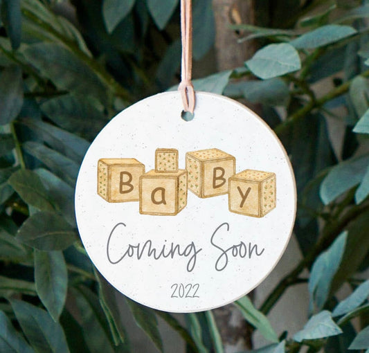 Baby Coming Soon Ornament