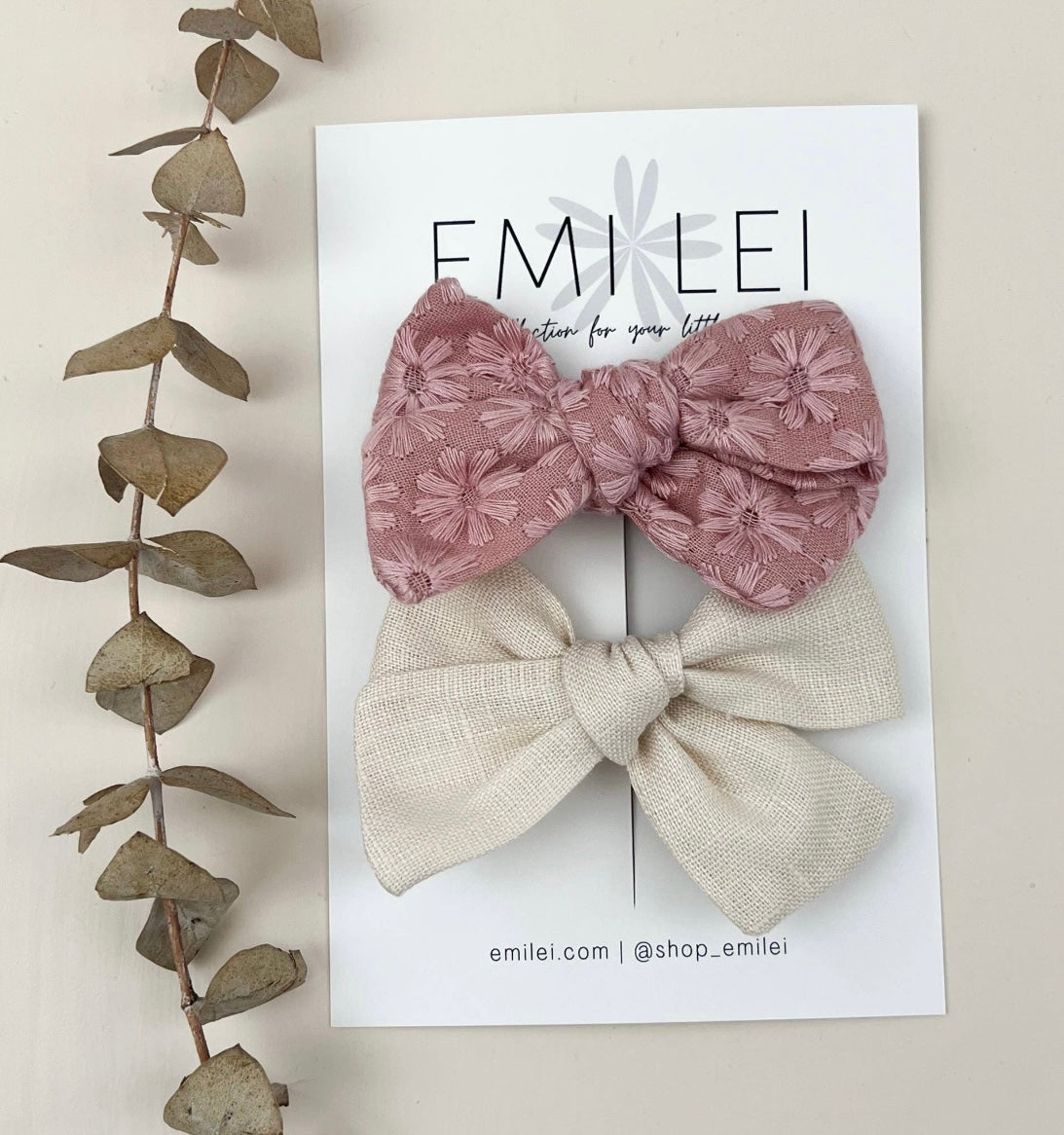 Alligator Clip Bow Set